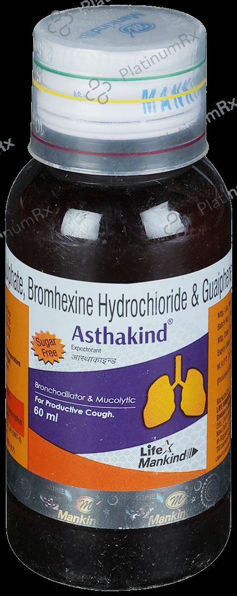 Asthakind Sugar Free Expectorant 60ml