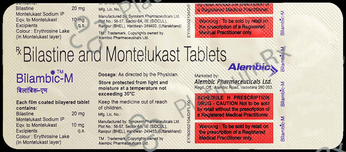 Bilambic M 20/10mg Tablet 10s