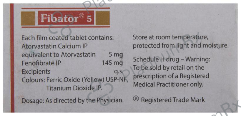 Fibator 5/145mg Tablet 10s