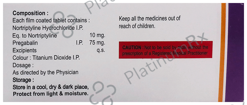Nersave NT 75mg/10mg Tablet