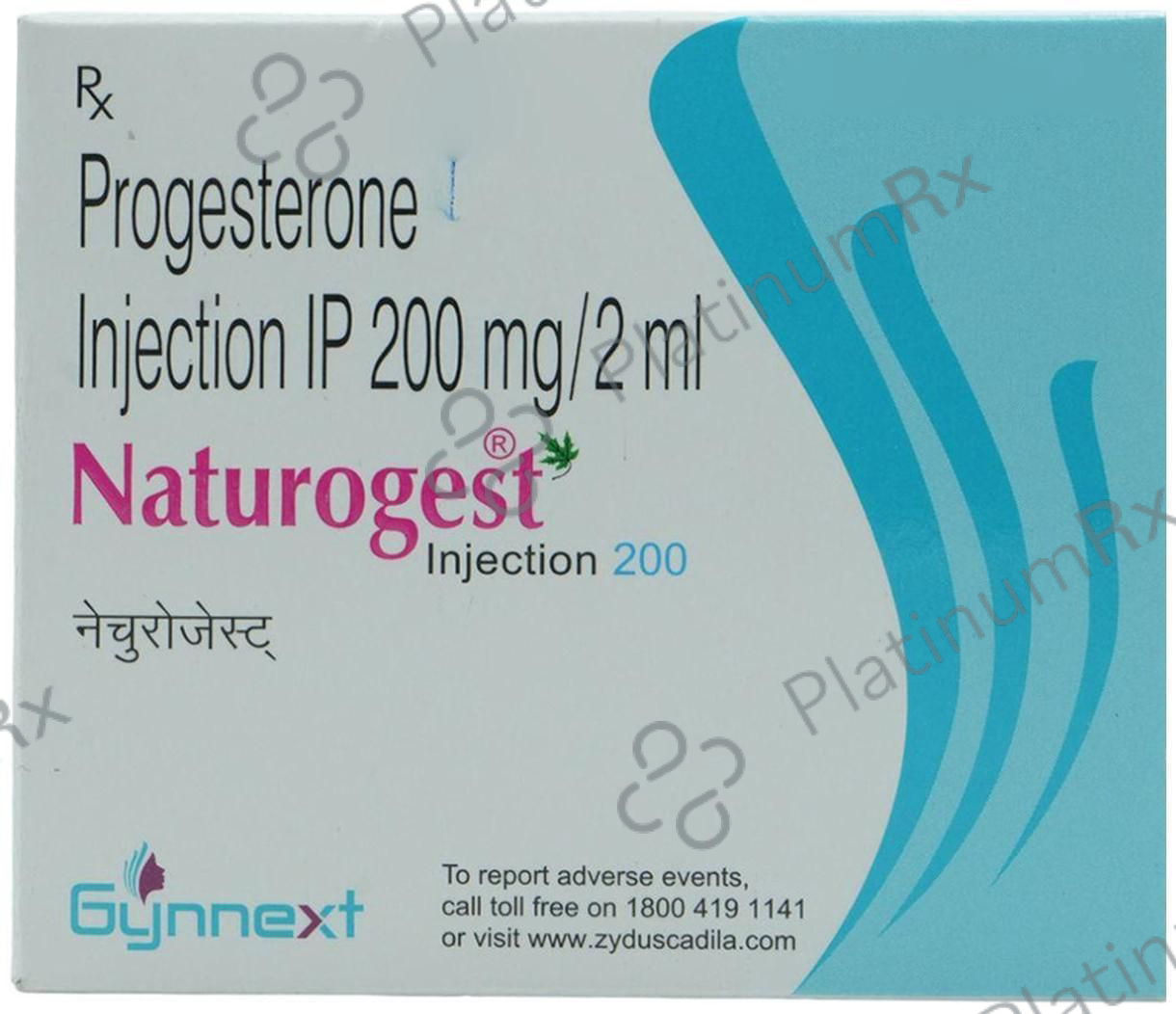 Naturogest 200mg Injection 2 ml