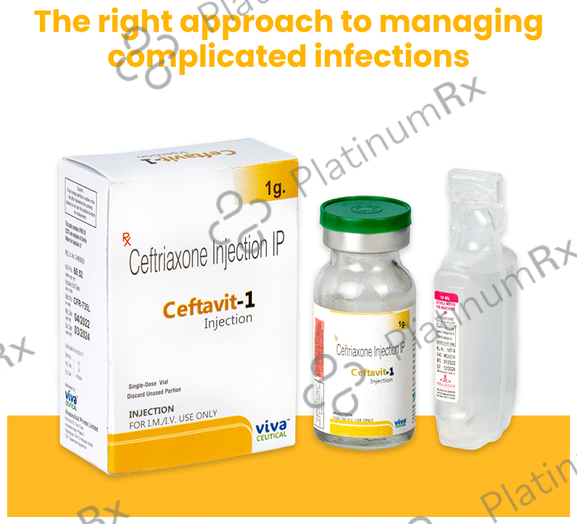 Ceftavit 1 Injection