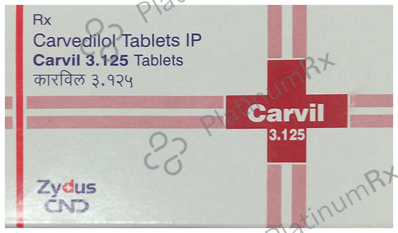 Carvil 3.125mg Tablet 10s