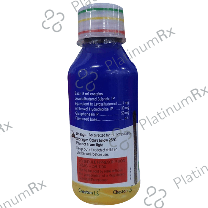 Cheston LS 30/50/1mg Syrup 100ml