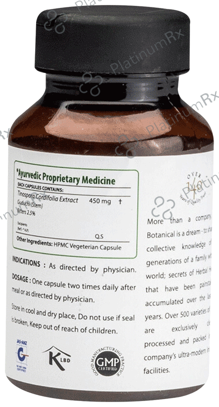 Bixa Botanical Guduchi Vegetarian Capsule