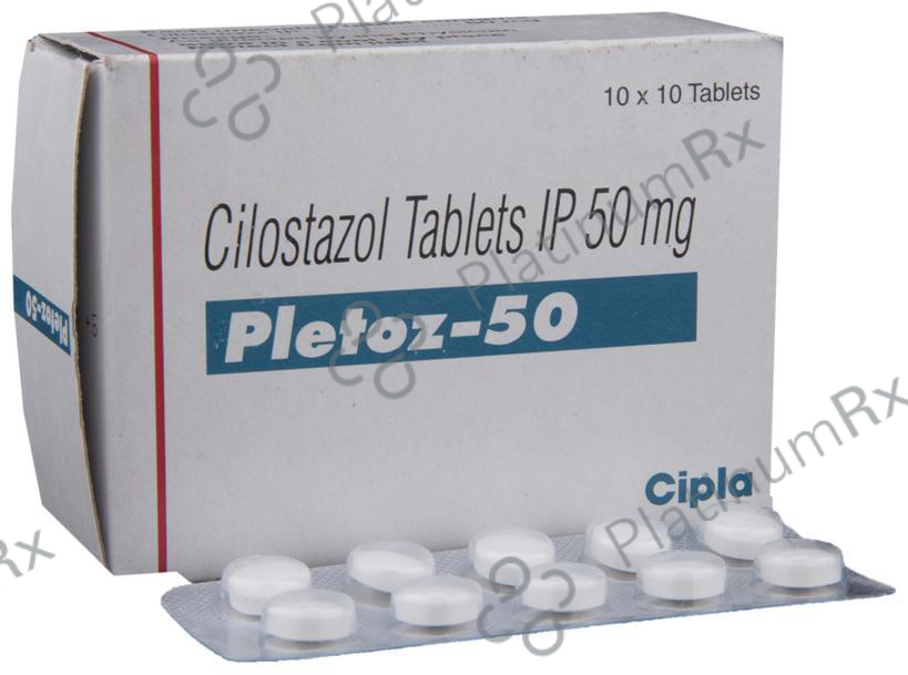 Pletoz 50mg Tablet 10s