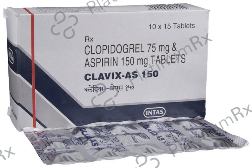 Clavix AS 150 150/75mg Tablet 15s