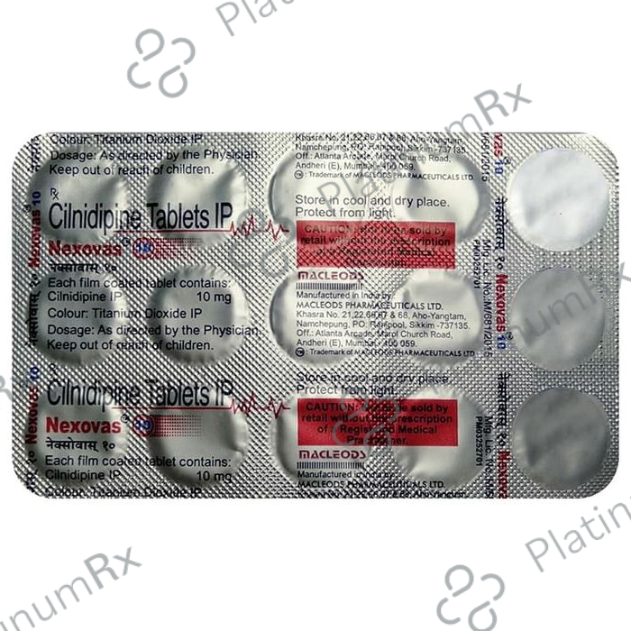 Nexovas 10mg Tablet 15s