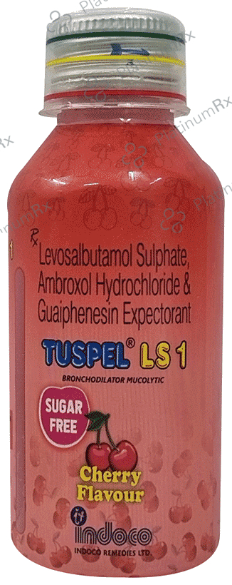 Tuspel LS 1 Cherry 15/50/1mg Expectorant 100ml