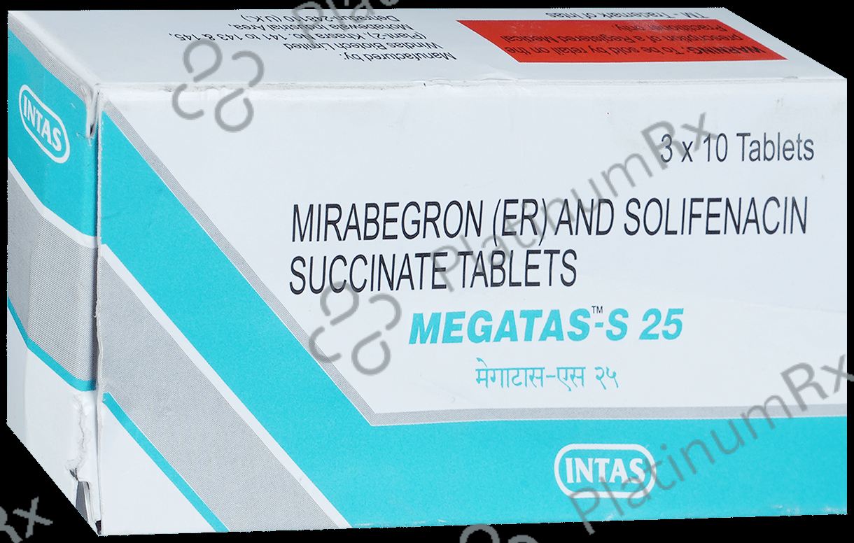 Megatas S 25/5mg Tablet ER 10s