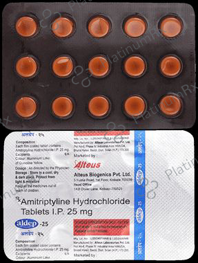 Aldep 25mg Tablet 15 Tablet