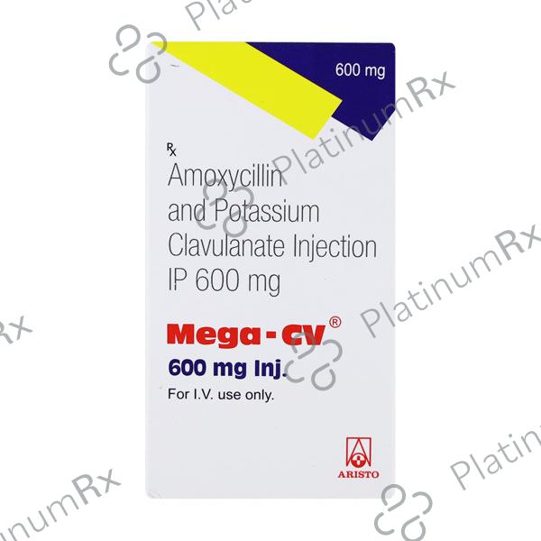 Mega CV 600mg Injection 10ml