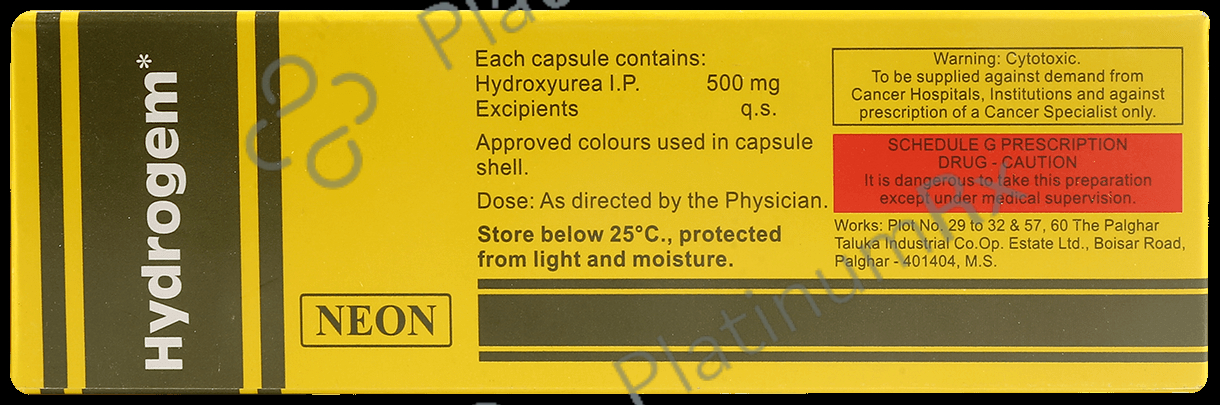 Hydrogem 500mg Capsule 10s
