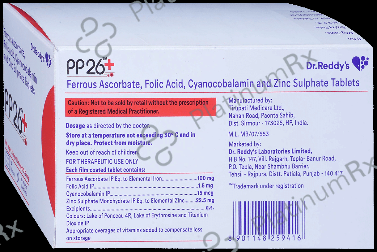 PP 26 Plus Tablet 10s