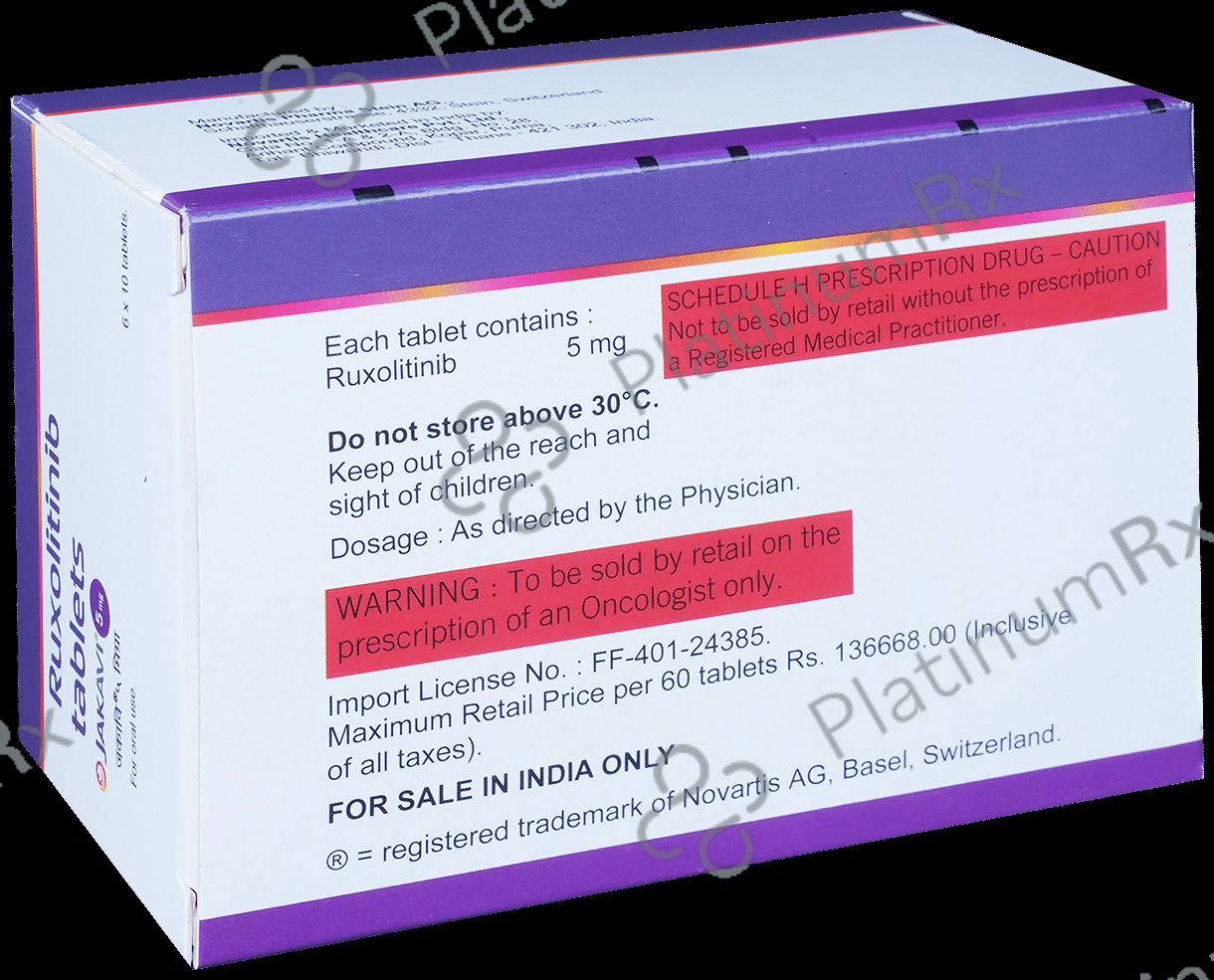 Jakavi 5mg Tablet 10 Tablet