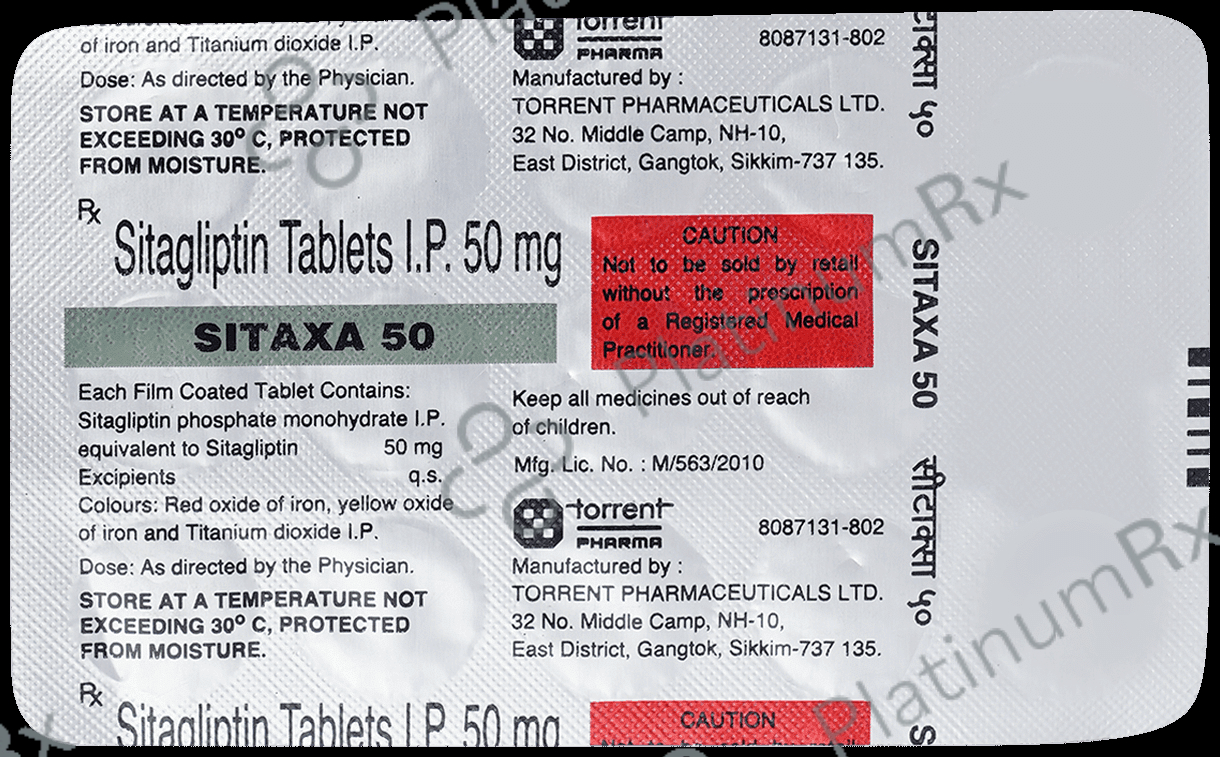 Sitaxa 50mg Tablet 15s