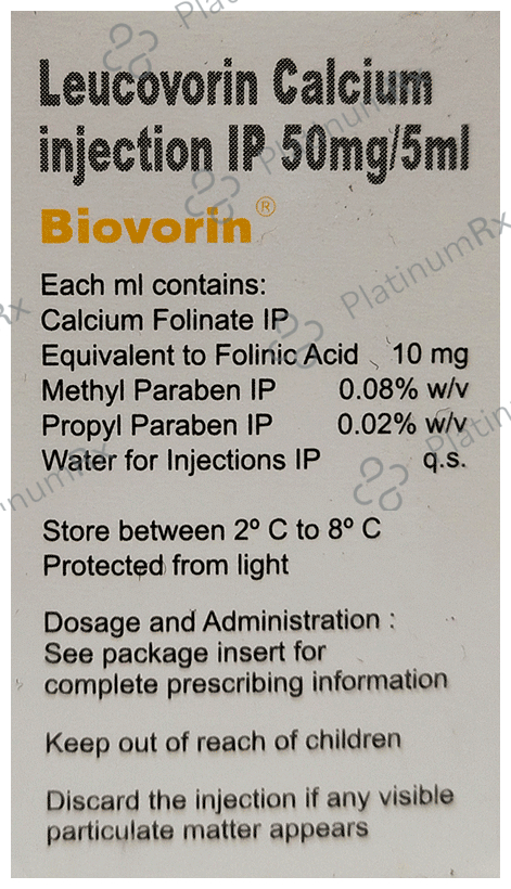 Biovorin 50mg Injection