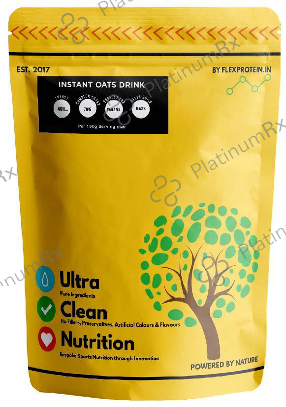 Flex Protein Lean Mass Plus Instant Oats Drink Chocolate Silk