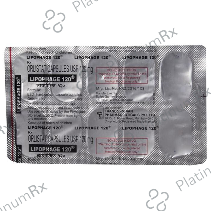 Lipophage 120 Capsule