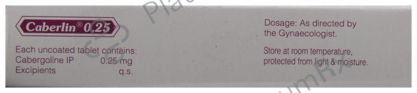 Caberlin 0.25mg Tablet 4s