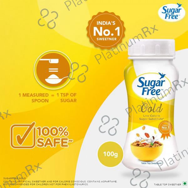 Sugar Free Gold Low Calorie Aspartame Sweetener 100 gm