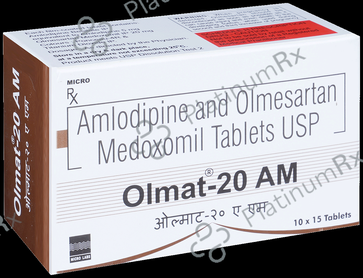 Olmat 20 AM 20/5mg Tablet 15s
