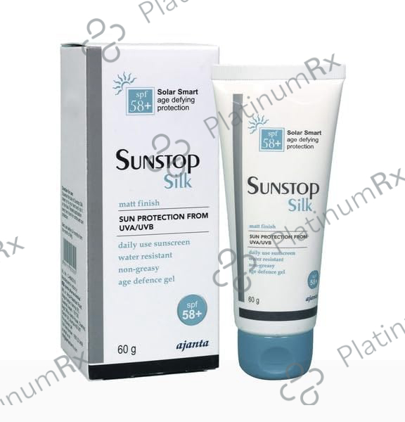 Sunstop Silk Cream Spf 58+ Gel 60gm