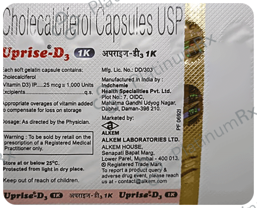 Uprise D3 1k Capsule 15s