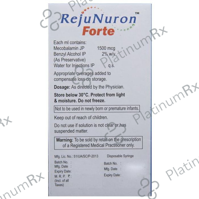 Rejunuron Forte 1500mcg Injection 1ml
