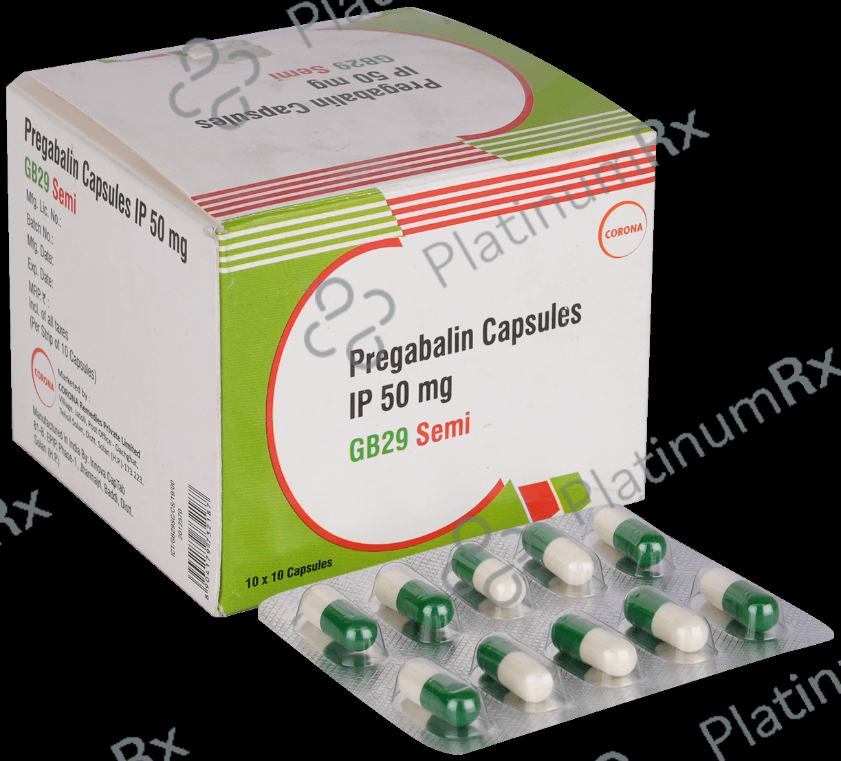 GB 29 Semi 50mg Capsule