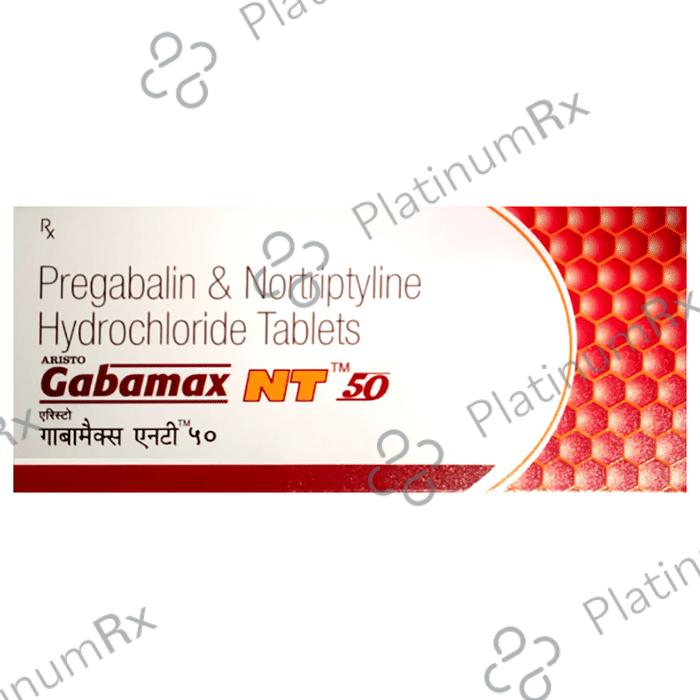 Gabamax NT 50mg/10mg Tablet