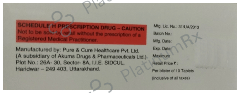 Franxit 0.5 mg/10 mg Tablet