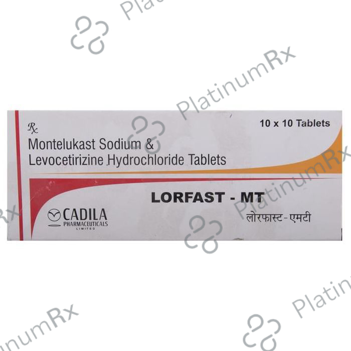 Lorfast MT 5/10mg Tablet 10s