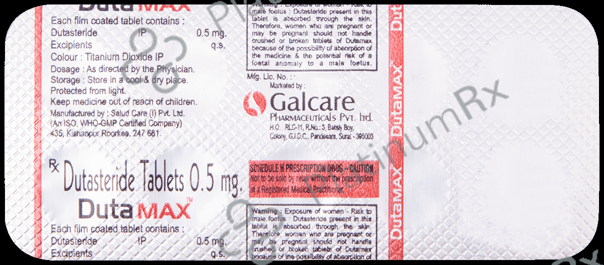 Dutamax 0.5mg Tablet 10s