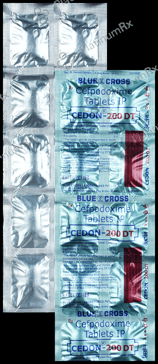 Cedon 200mg Tablet DT 10s