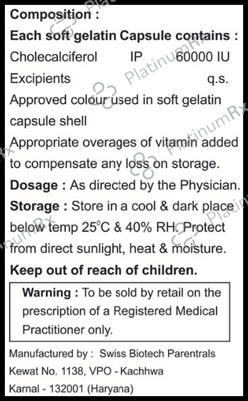 Chlorest D3 Soft Gelatin Capsule