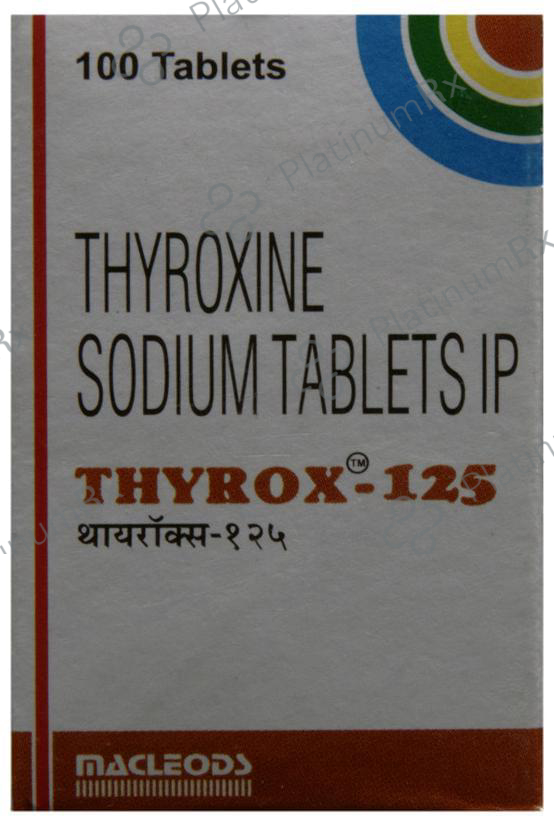 Thyrox 125 Tablet 100 tablets