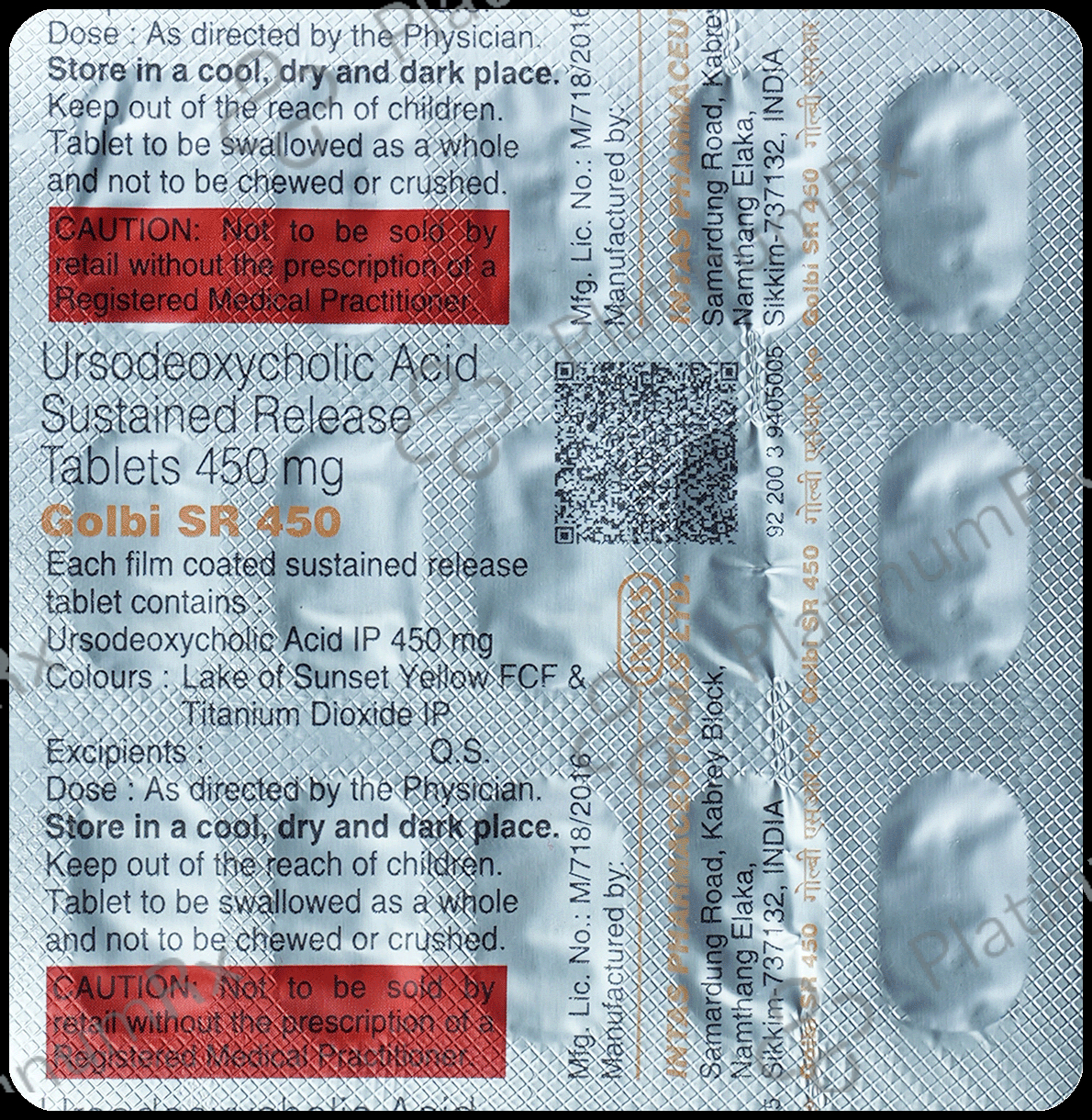 Golbi SR 450mg Tablet 15s