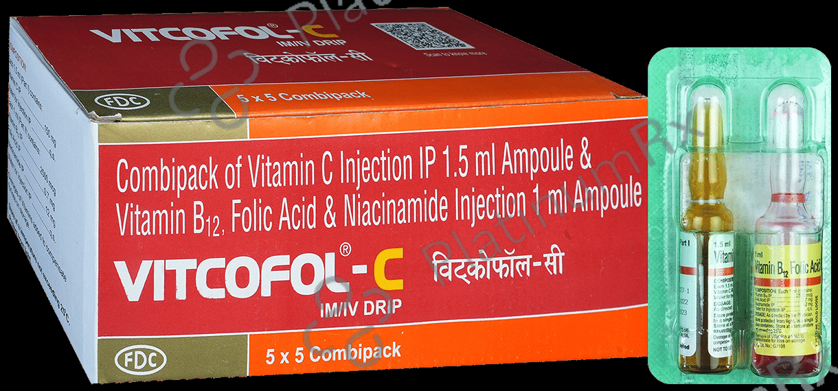 Vitcofol C Combipack Injection 1s