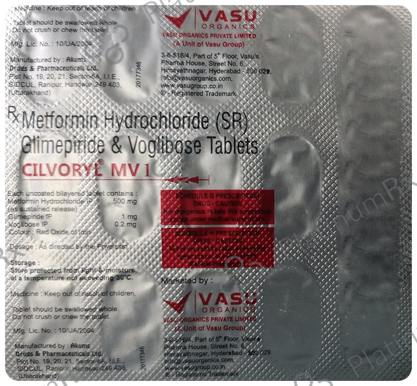 Cilvoryl MV 1/500/0.2mg Tablet SR 15s