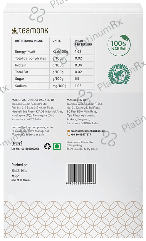 Teamonk Tulsi Nilgiris Green Tea 100gm