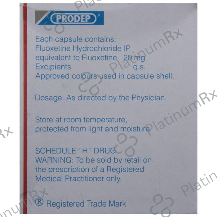 Prodep 20mg Capsule 10s
