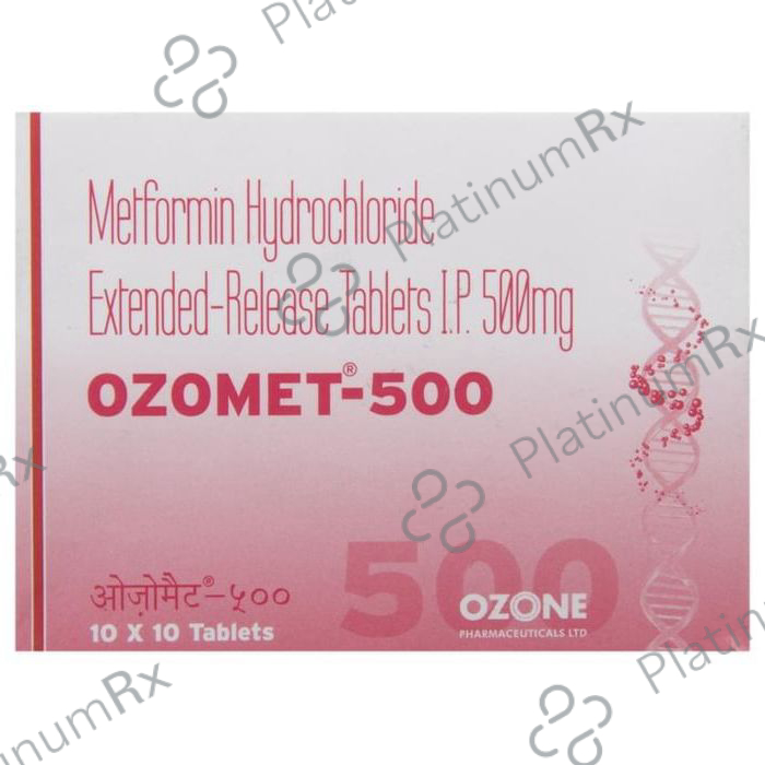 Ozomet 500 Tablet ER 10 Tablet ER