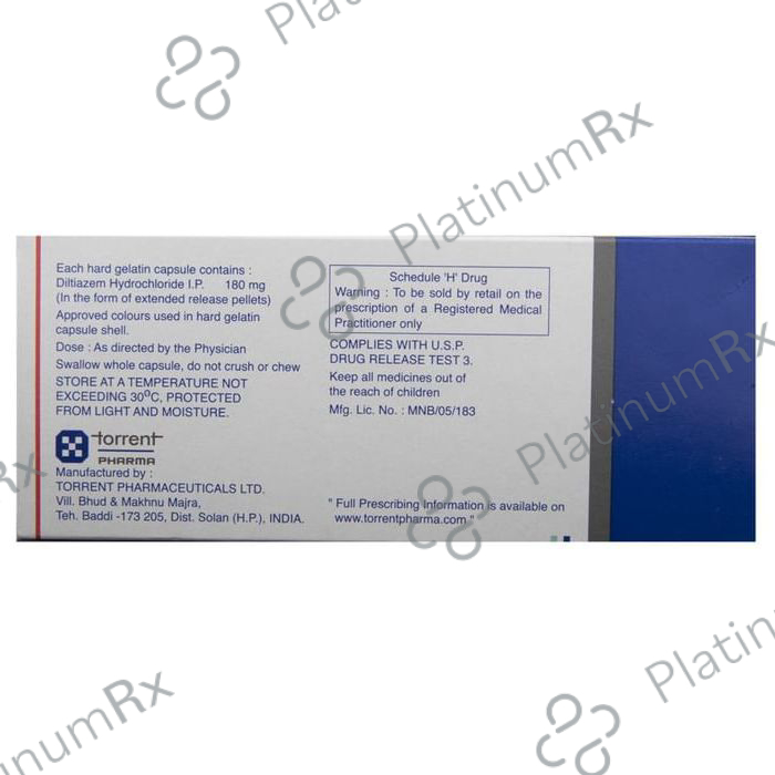 Dilzem CD 180mg Capsule 10s