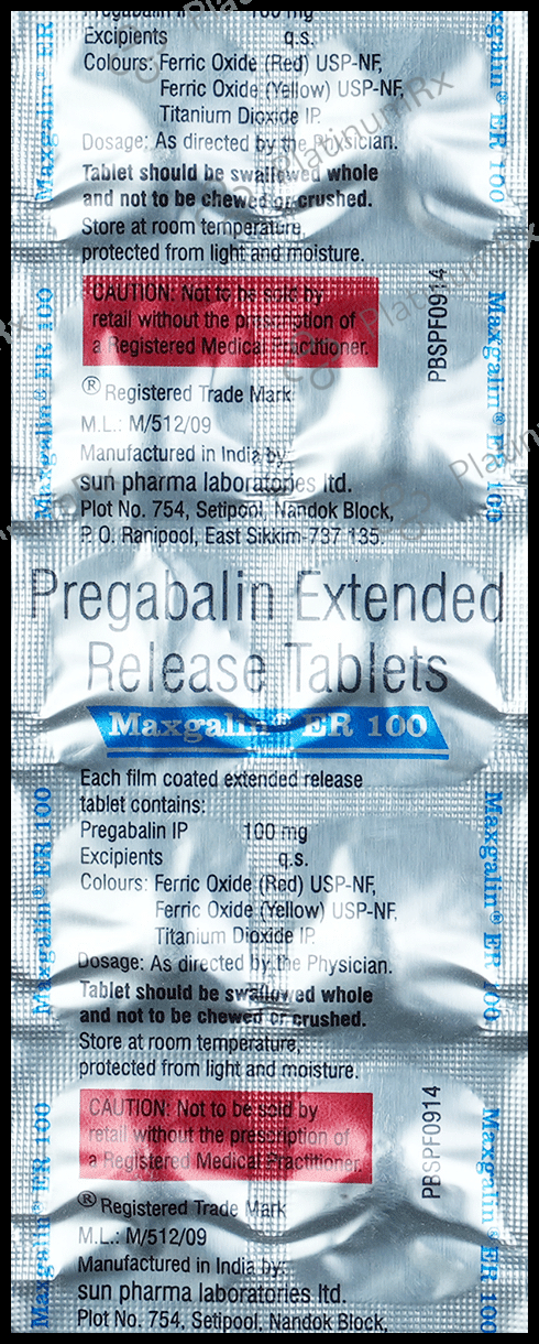 Maxgalin ER 100 Tablet