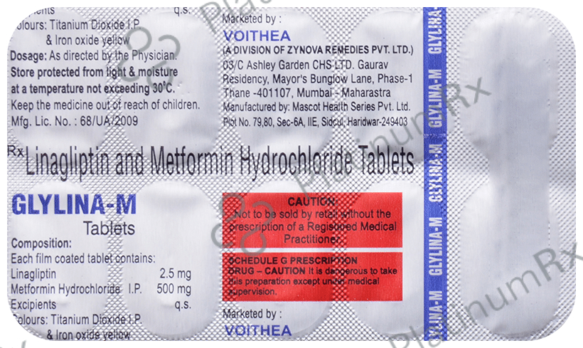 Glylina-M 500 Tablet