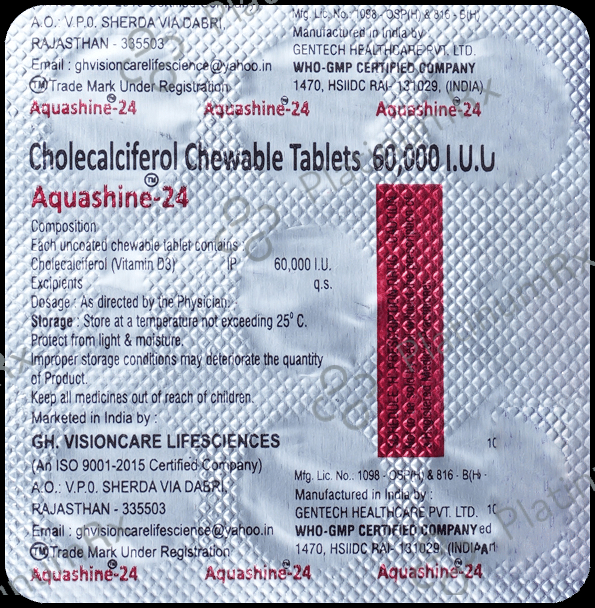 Aquashine 24 Tablet