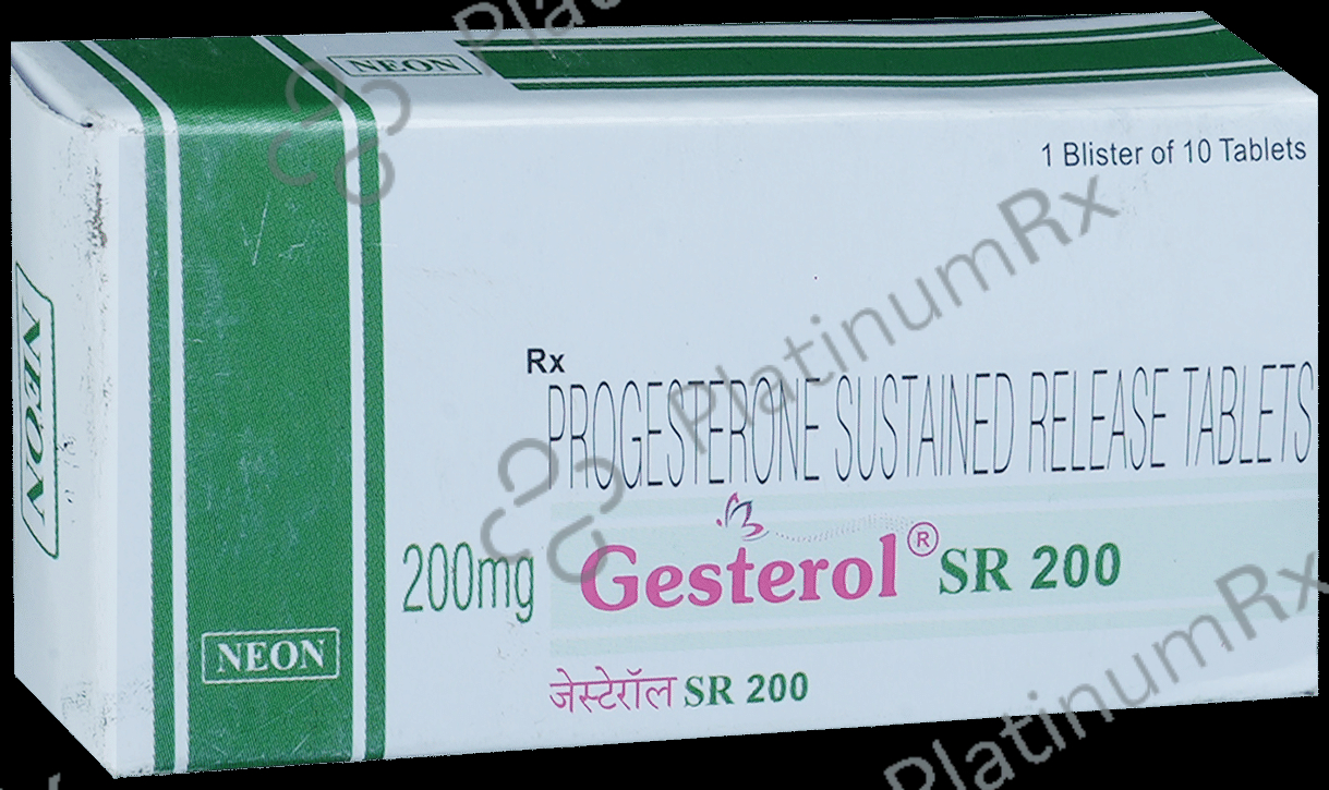Gesterol SR 200mg Tablet 10s