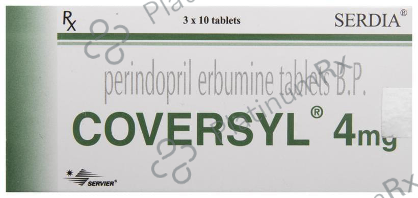 Coversyl 4mg Tablet 10s