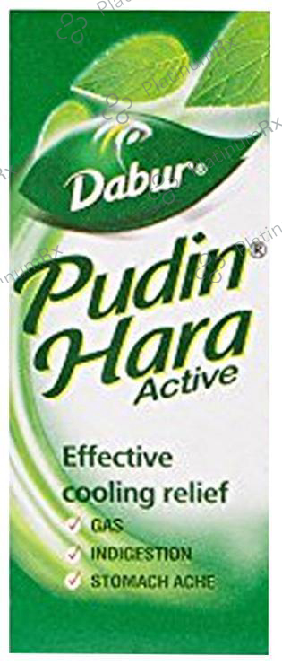 Dabur Pudin Hara Active Liquid - Effective Cooling Relief from Gas, Indigestion & Stomach Ache